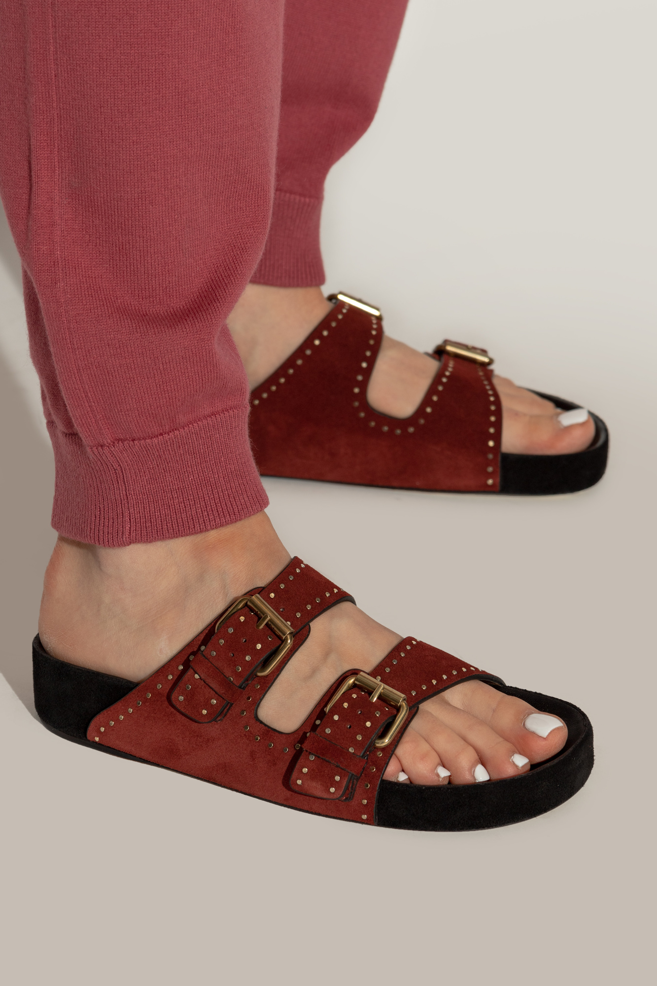 Isabel Marant Suede slides Lennyo | Women's Shoes | Vitkac